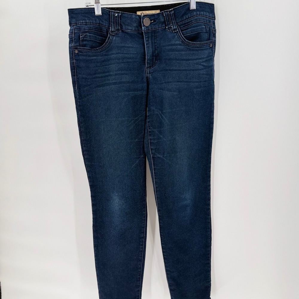 DEMOCRACY Ab Technology Skinny Jeans Women's 10 Dark Wash Stretch Denim